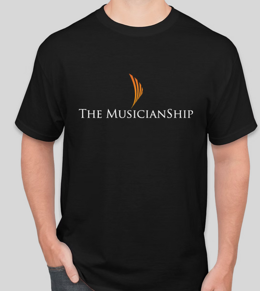 The MusicianShip Black T-Shirt